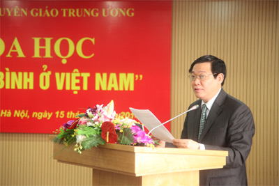 ກອງປະຊຸມສຳມະນາວິທະຍາສາດ “ຫຼີກລ້ຽງສະພາບລາຍຮັບປານກາງບໍ່ເພີ່ມຂຶ້ນຢູ່ຫວຽດນາມ”